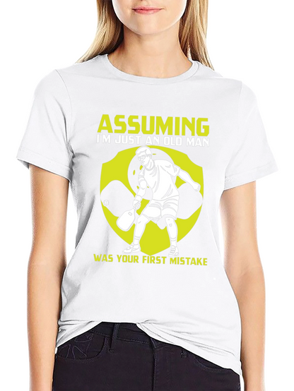 Camiseta Hombre: Asumiendo Viejo Mi Error