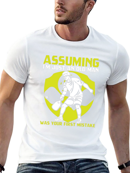 Camiseta Hombre: Asumiendo Viejo Mi Error
