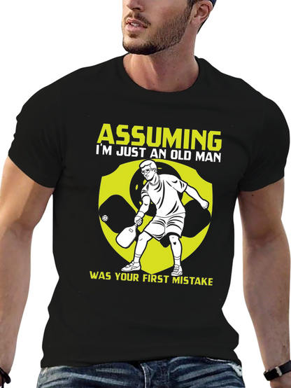 Camiseta Hombre: Asumiendo Viejo Mi Error