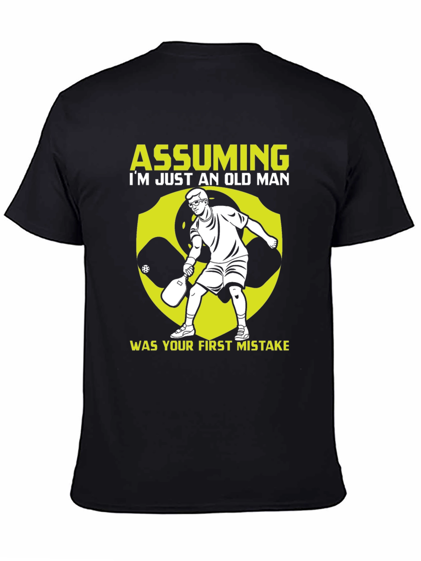 Camiseta Hombre: Asumiendo Viejo Mi Error