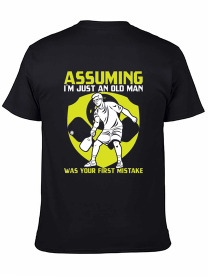 Camiseta Hombre: Asumiendo Viejo Mi Error