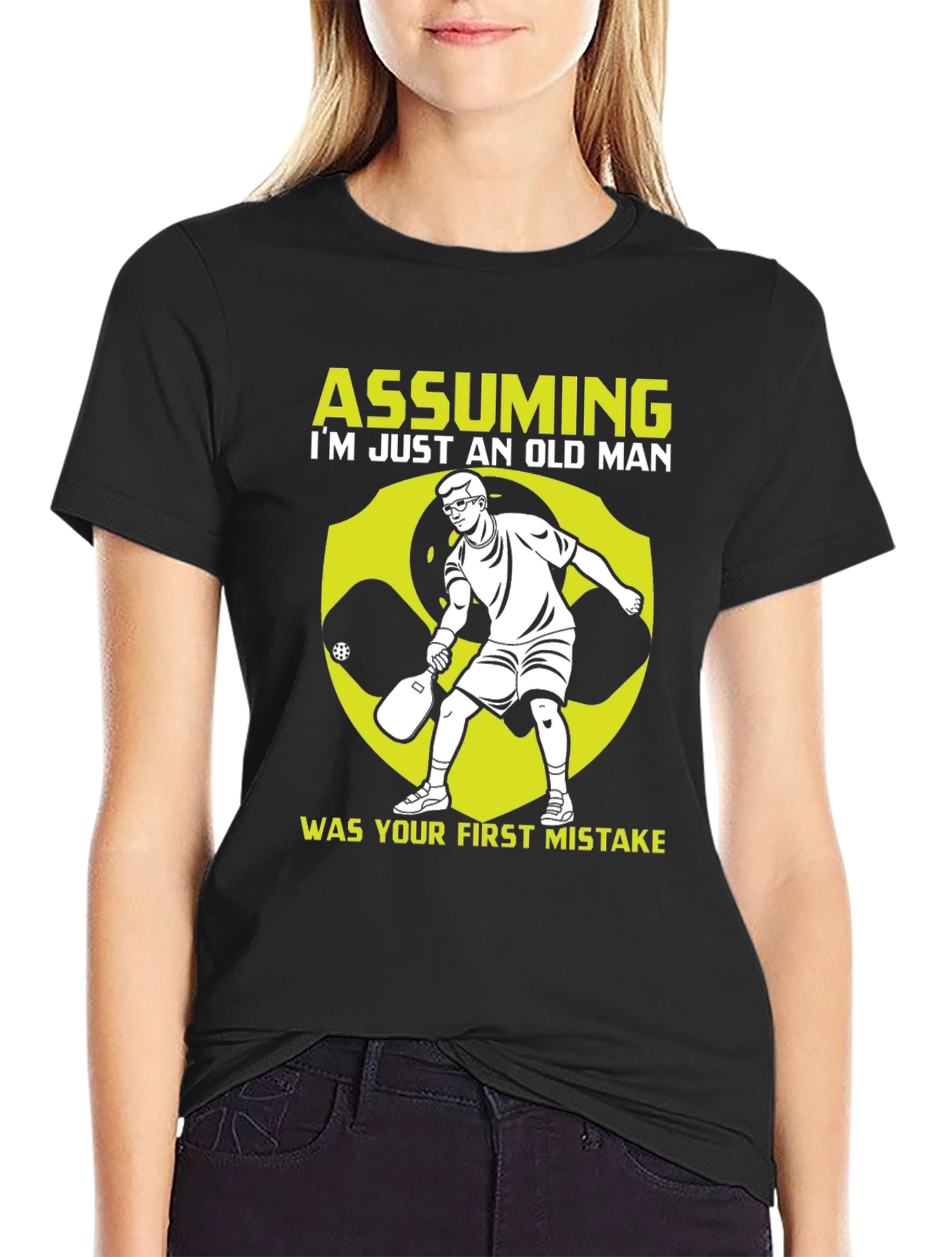 Camiseta Hombre: Asumiendo Viejo Mi Error