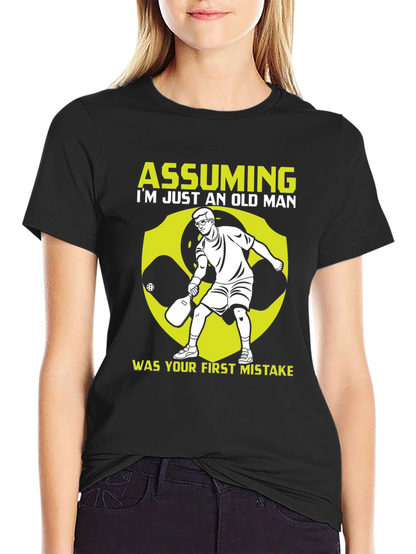 Camiseta Hombre: Asumiendo Viejo Mi Error