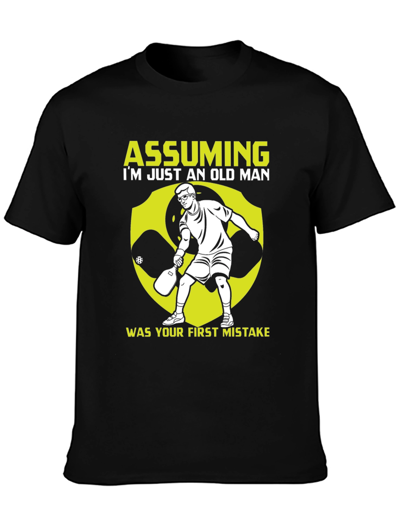 Camiseta Hombre: Asumiendo Viejo Mi Error