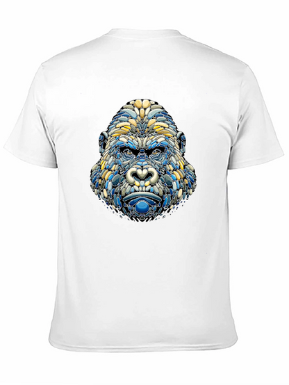 Camiseta Hombre Diseño Gorila Mosaico