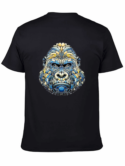 Camiseta Hombre Diseño Gorila Mosaico