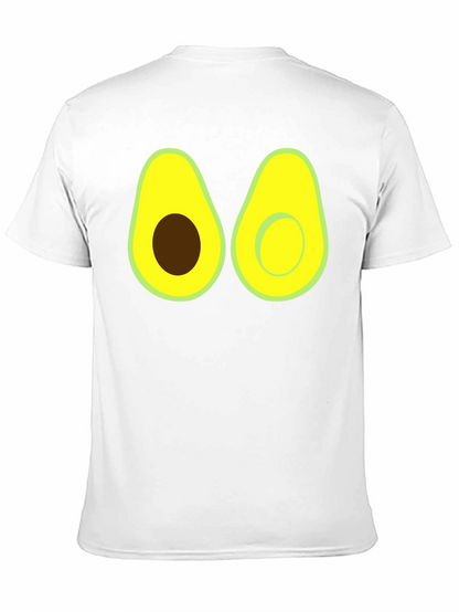 Camiseta Negra con Diseño de Aguacate Divertido