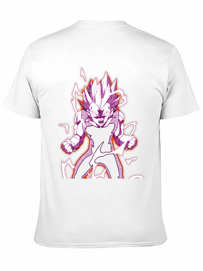 Camiseta Negra con Diseño Vegeta Dragon Ball