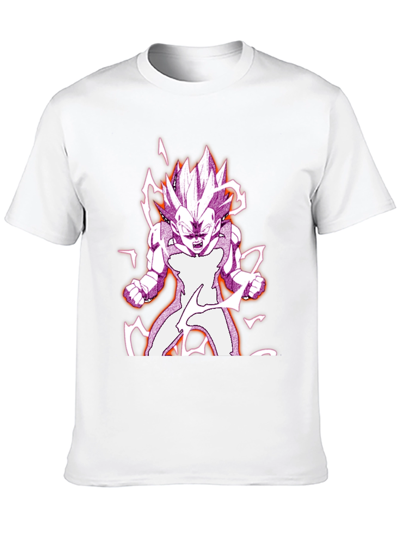 Camiseta Negra con Diseño Vegeta Dragon Ball