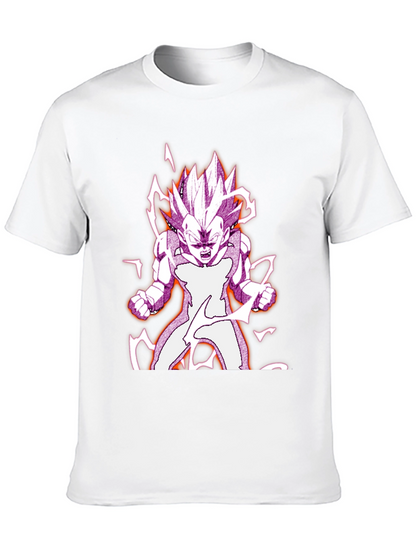 Camiseta Negra con Diseño Vegeta Dragon Ball
