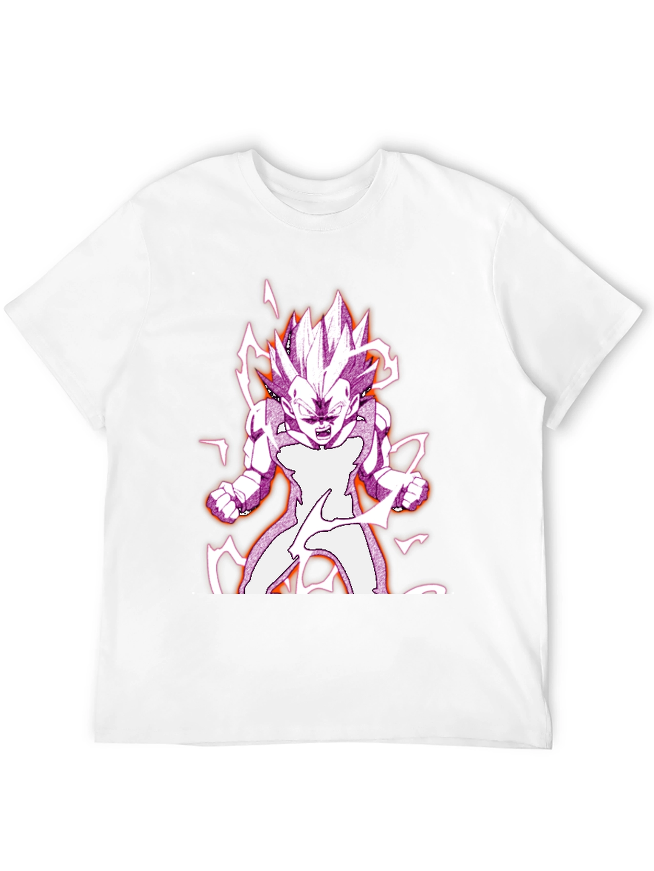 Camiseta Negra con Diseño Vegeta Dragon Ball