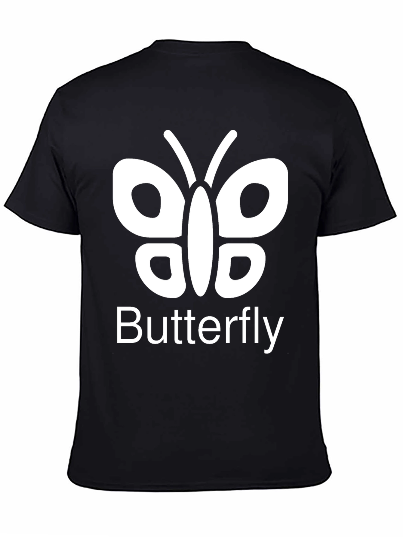 Camiseta Negra Butterfly para Hombre