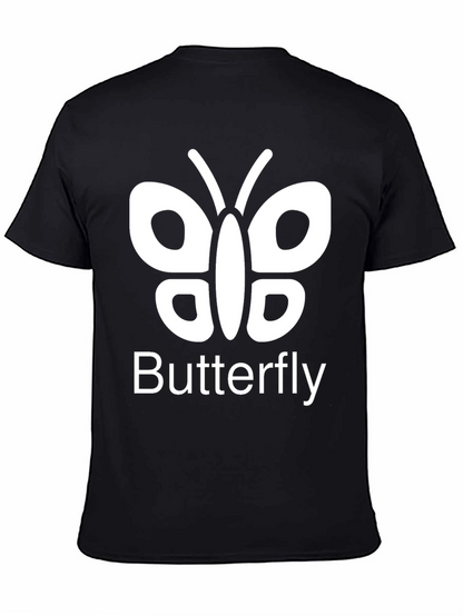 Camiseta Negra Butterfly para Hombre