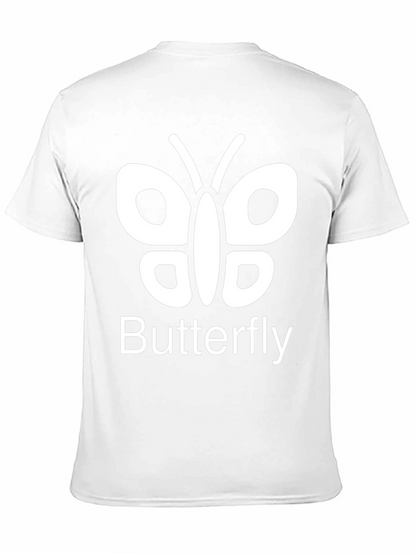 Camiseta Negra Butterfly para Hombre