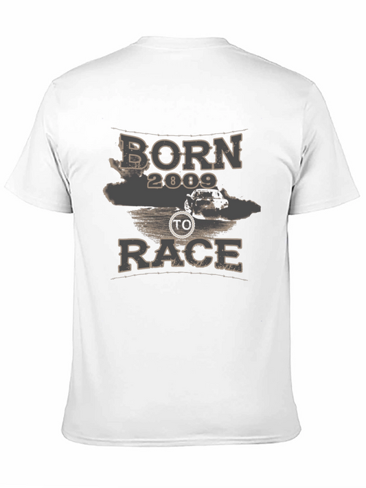 Camiseta Negra Born To Race - Estilo Motor