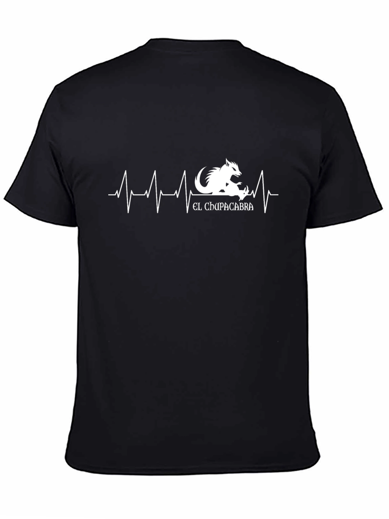 Camiseta Negra El Chupacabra - Pulso Vital