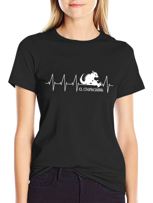 Camiseta Negra El Chupacabra - Pulso Vital