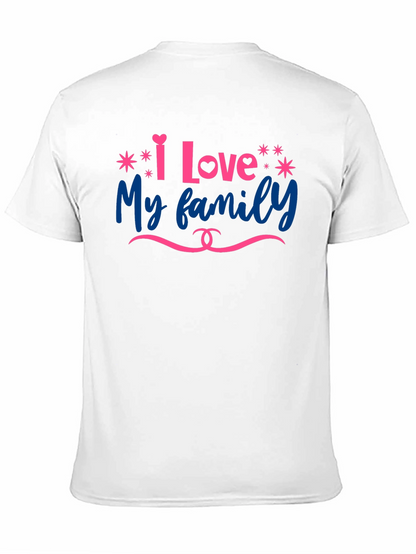 Camiseta Negra Amo a Mi Familia