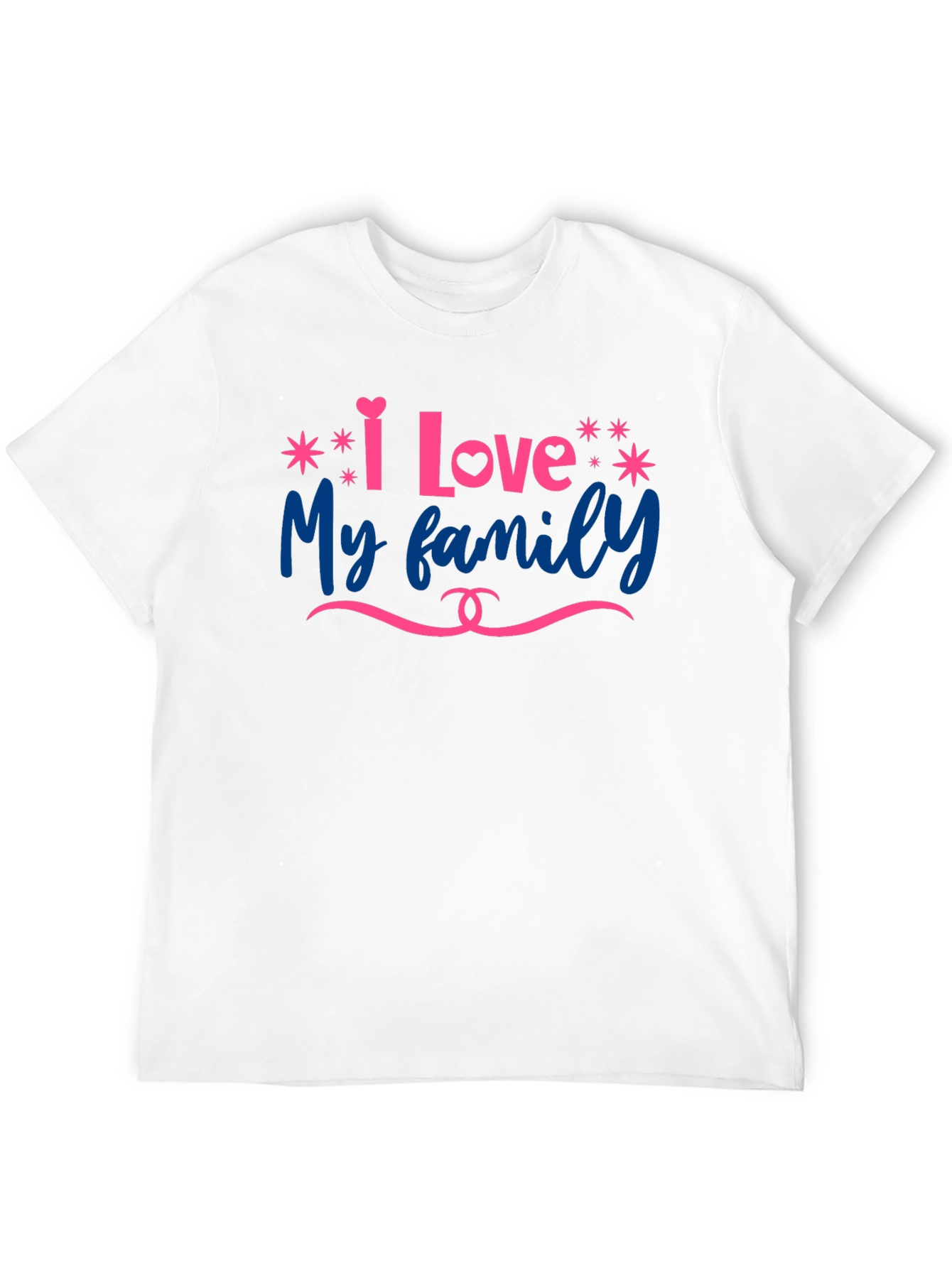 Camiseta Negra Amo a Mi Familia