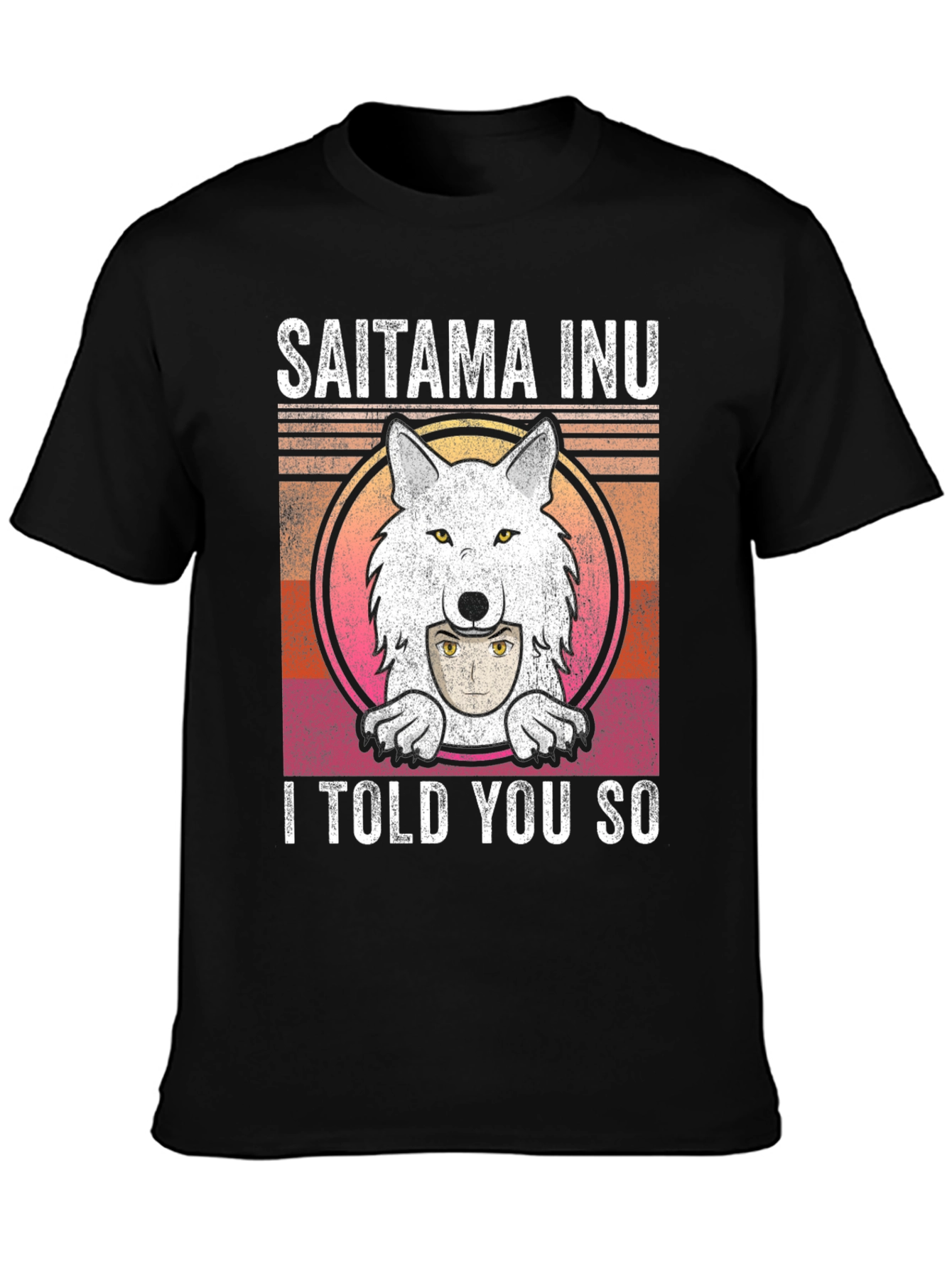 Camiseta Saitama Inu: ¡Te lo dije!