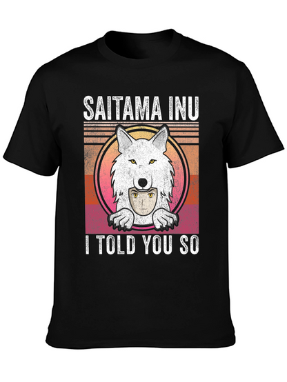 Camiseta Saitama Inu: ¡Te lo dije!