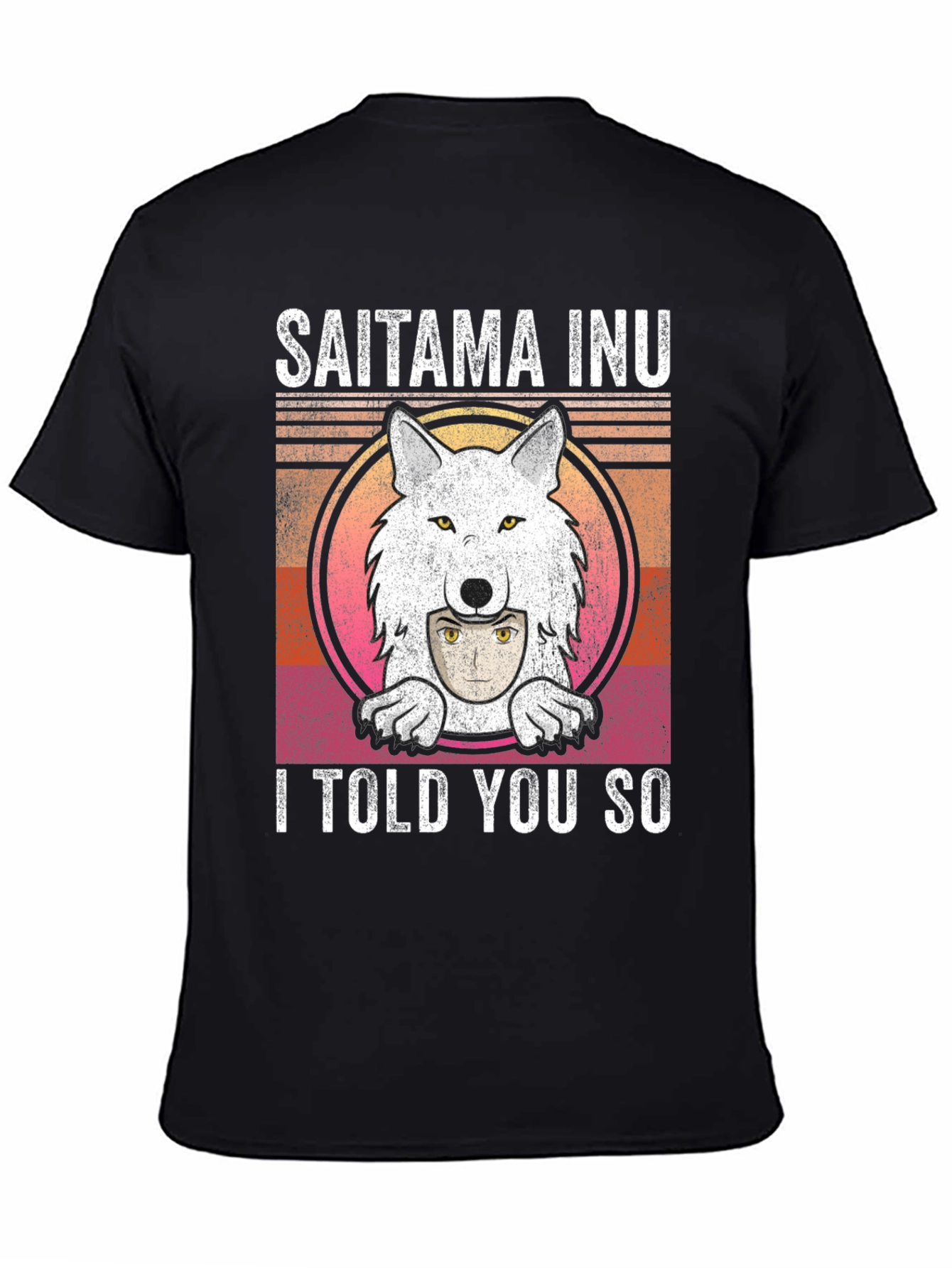 Camiseta Saitama Inu: ¡Te lo dije!