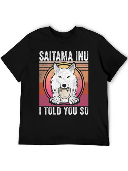 Camiseta Saitama Inu: ¡Te lo dije!