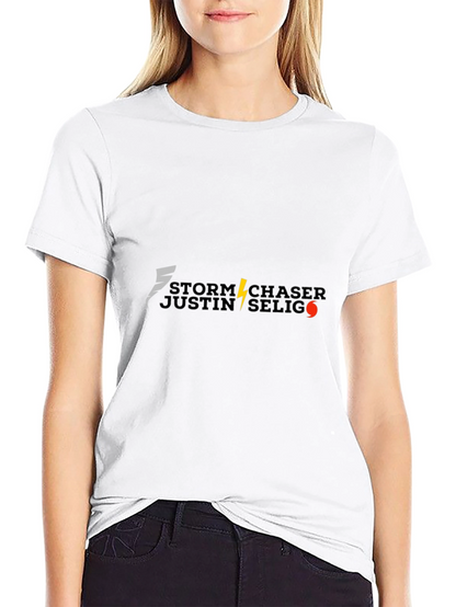 Camiseta Negra Storm Chaser Justin Selig