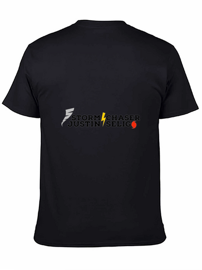 Camiseta Negra Storm Chaser Justin Selig