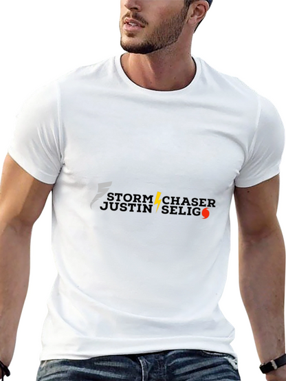 Camiseta Negra Storm Chaser Justin Selig