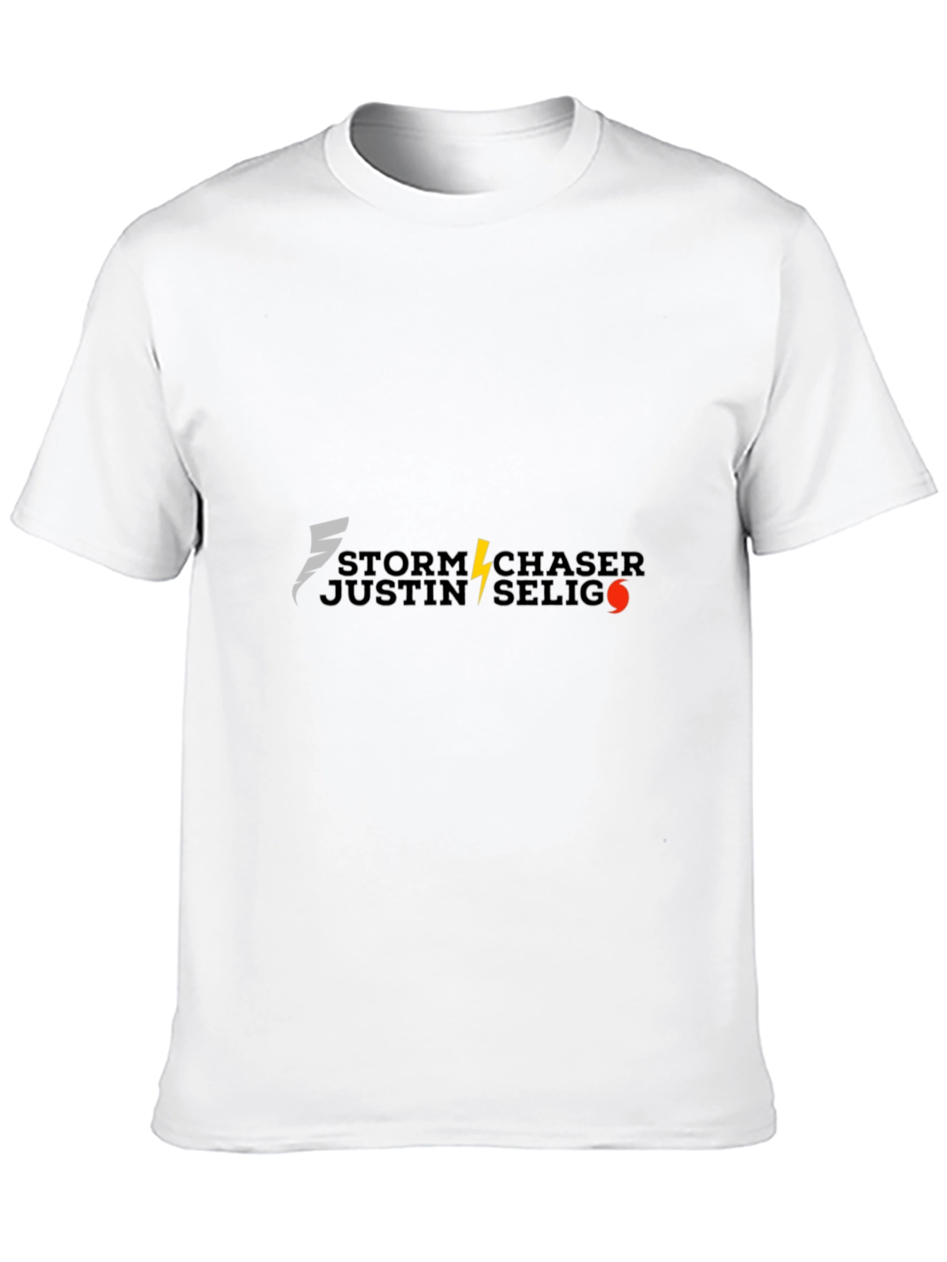 Camiseta Negra Storm Chaser Justin Selig