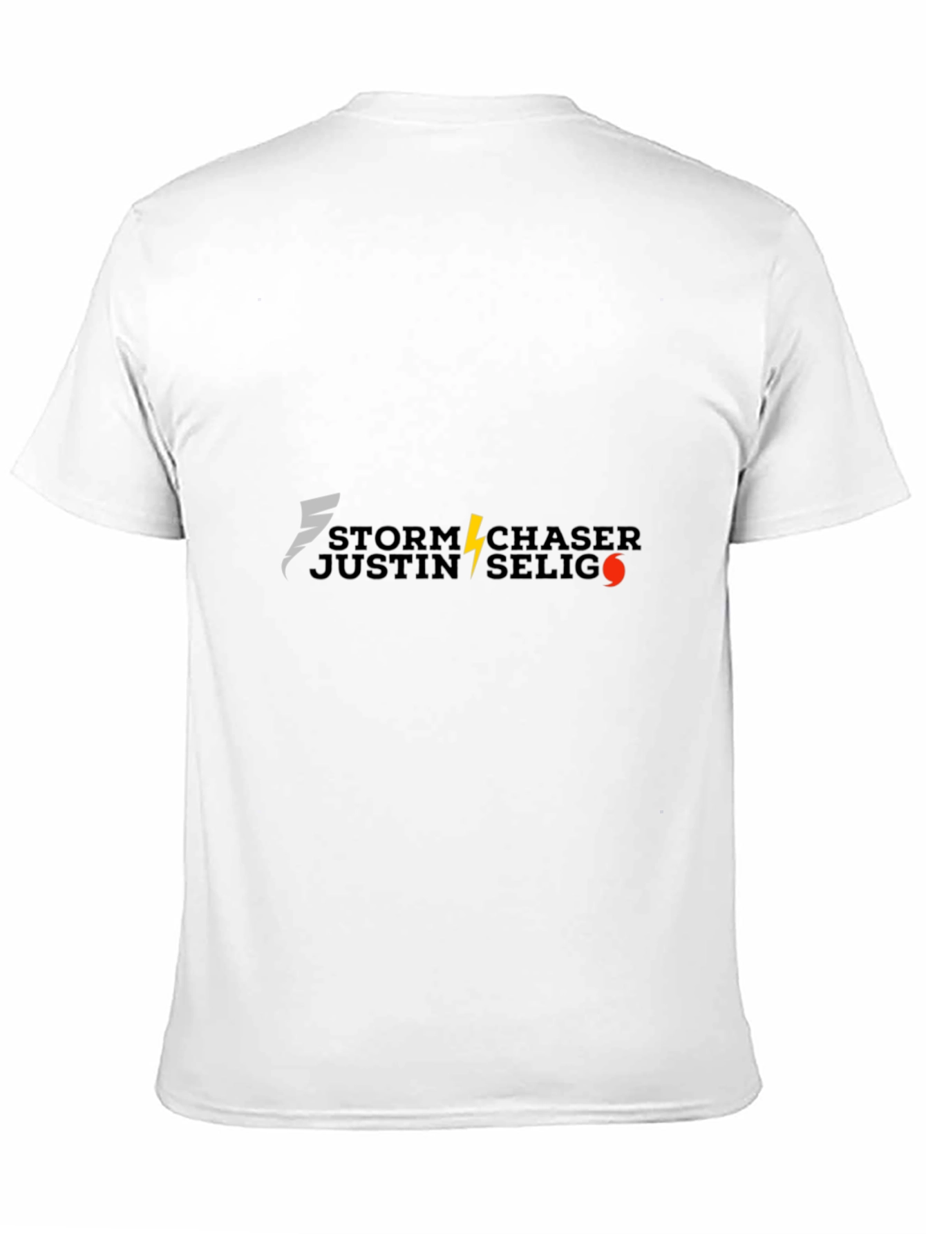 Camiseta Negra Storm Chaser Justin Selig