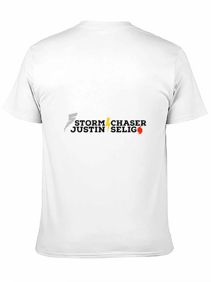 Camiseta Negra Storm Chaser Justin Selig