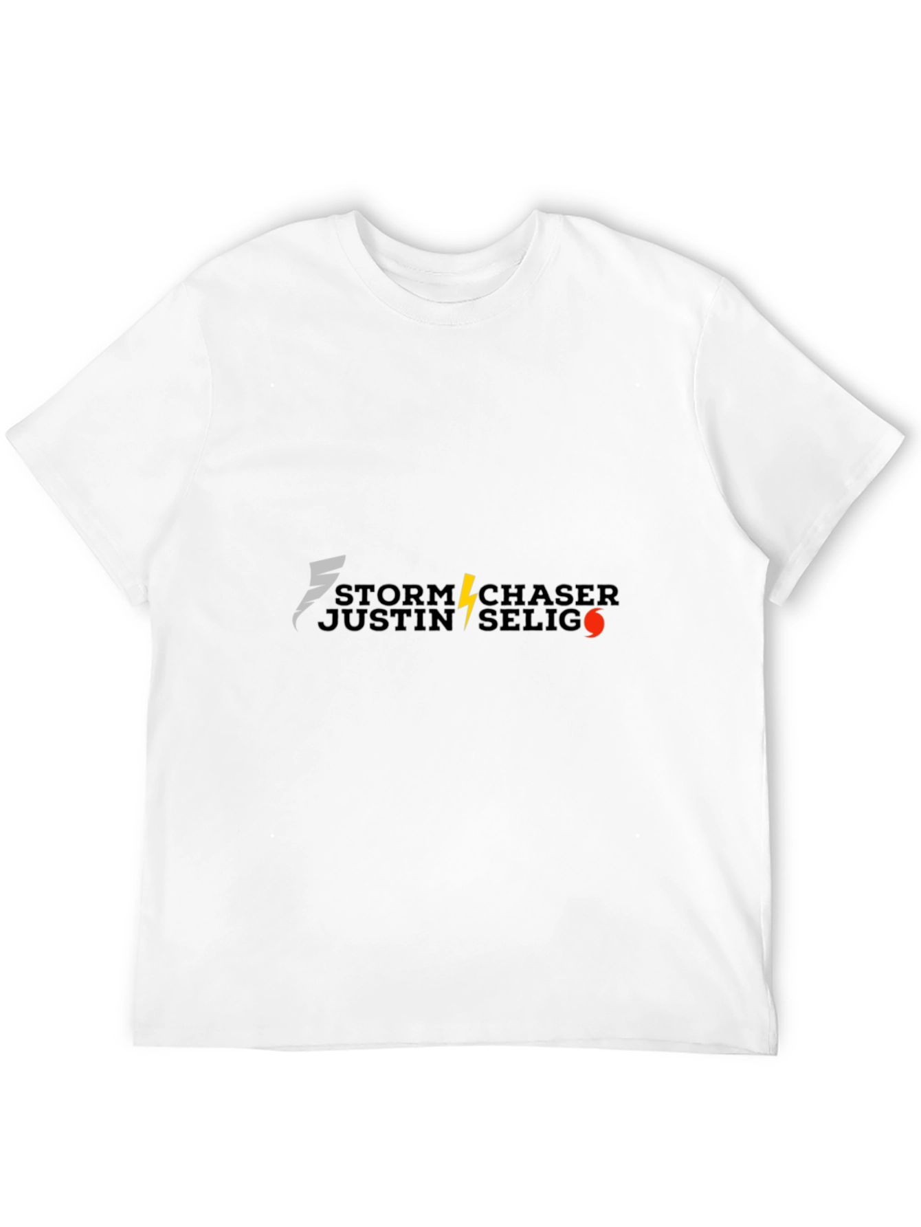 Camiseta Negra Storm Chaser Justin Selig