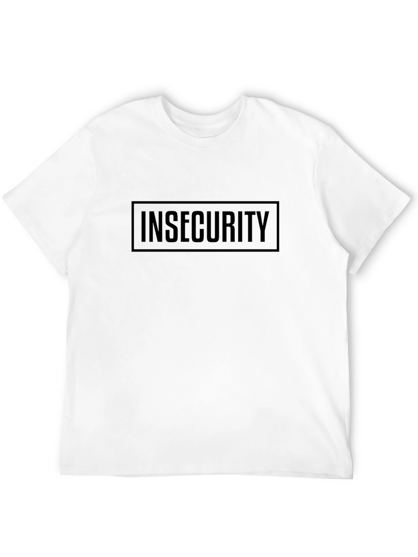Camiseta Negra Insecurity - Estilo Único y Discreto