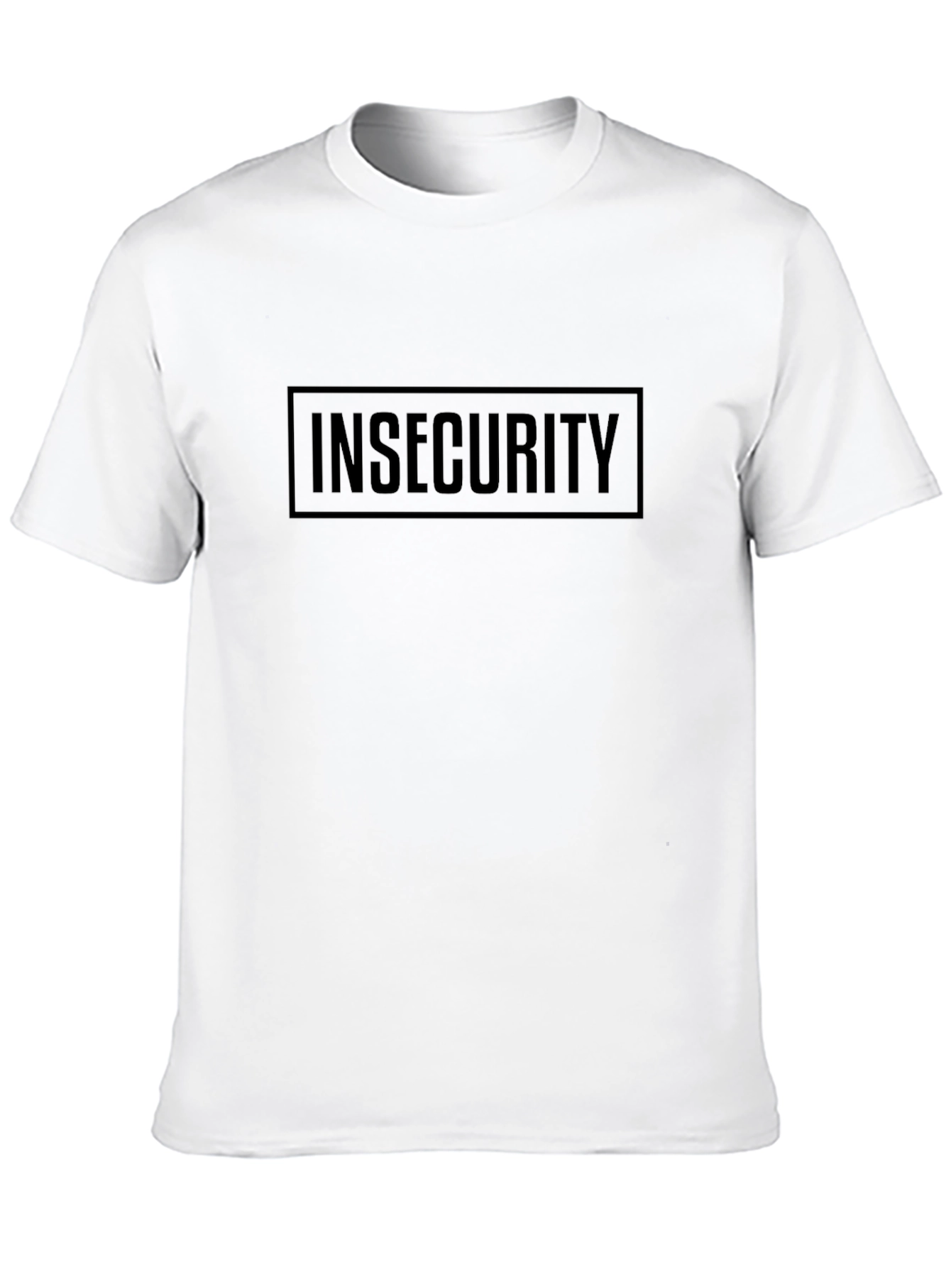 Camiseta Negra Insecurity - Estilo Único y Discreto