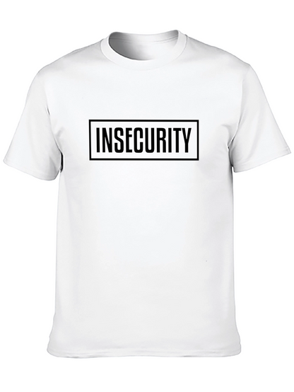 Camiseta Negra Insecurity - Estilo Único y Discreto