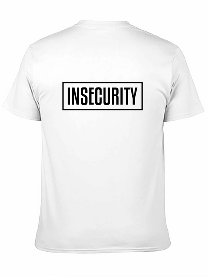 Camiseta Negra Insecurity - Estilo Único y Discreto