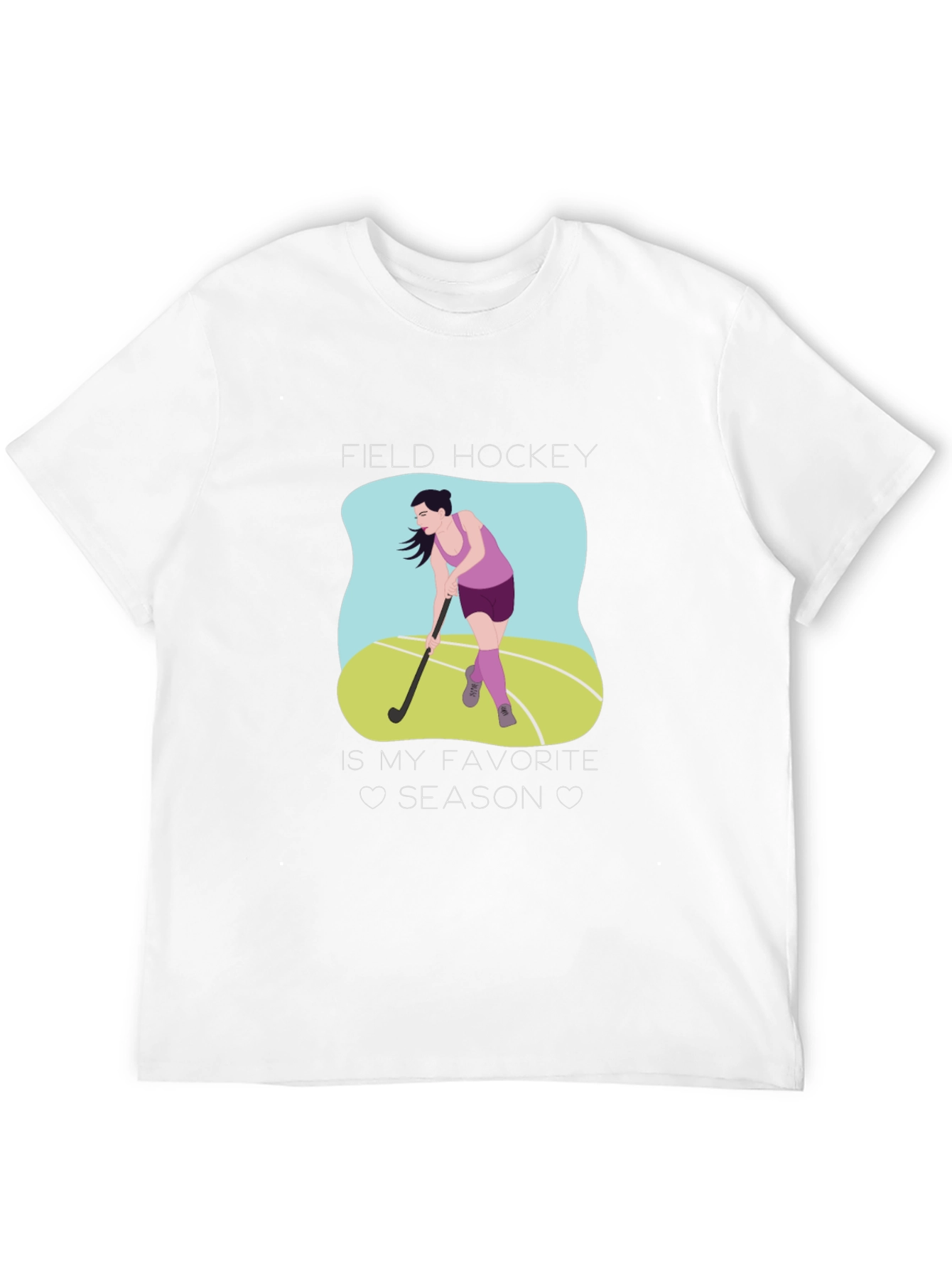 Camiseta Negra Field Hockey is My Favorite Season