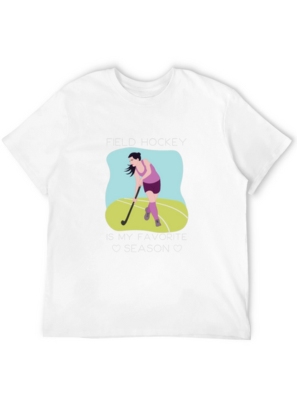 Camiseta Negra Field Hockey is My Favorite Season