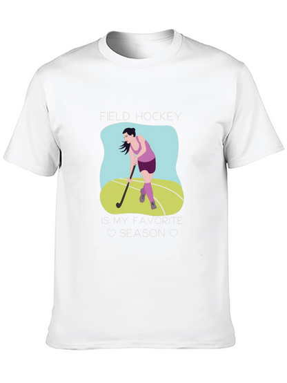Camiseta Negra Field Hockey is My Favorite Season