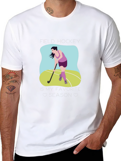 Camiseta Negra Field Hockey is My Favorite Season