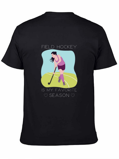 Camiseta Negra Field Hockey is My Favorite Season