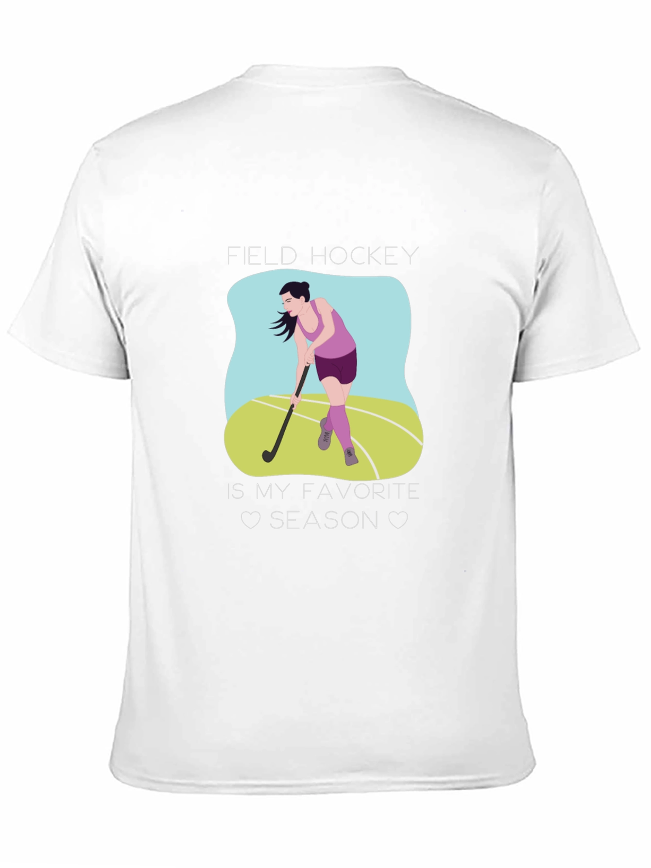 Camiseta Negra Field Hockey is My Favorite Season