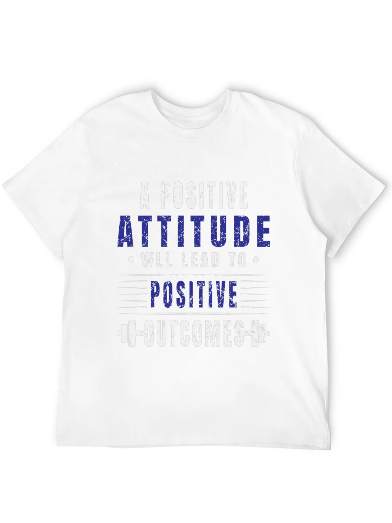 Camiseta Negra: Actitud Positiva Resultados Positivos