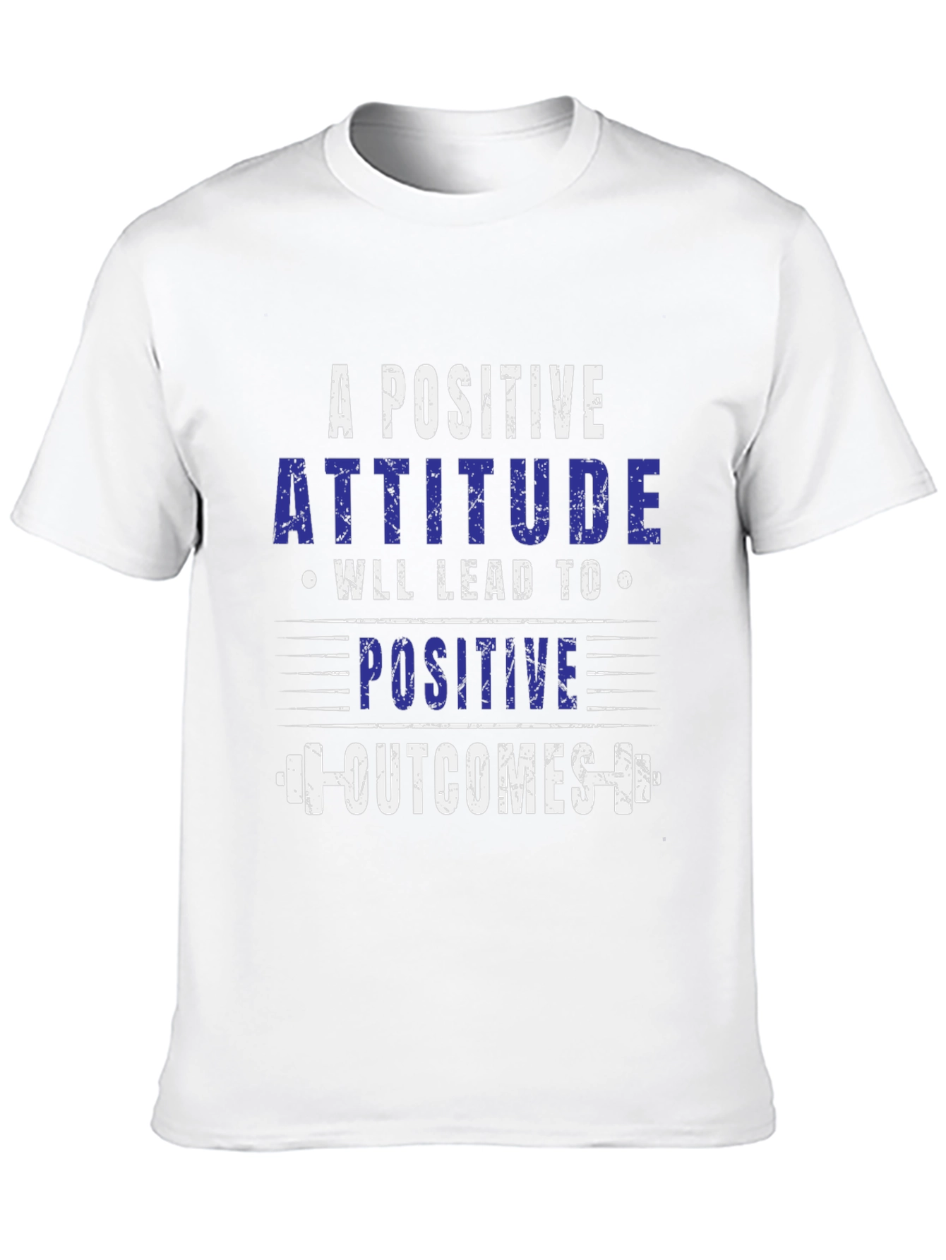 Camiseta Negra: Actitud Positiva Resultados Positivos