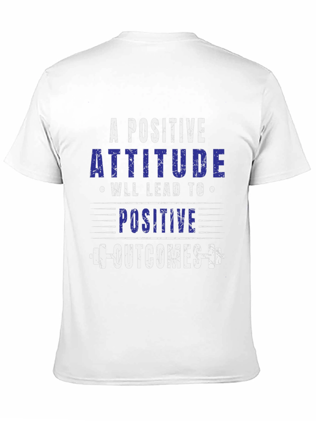 Camiseta Negra: Actitud Positiva Resultados Positivos