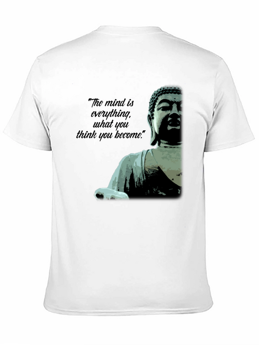 Camiseta Negra Buda: La Mente es Todo