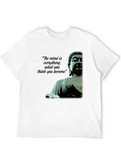 Camiseta Negra Buda: La Mente es Todo