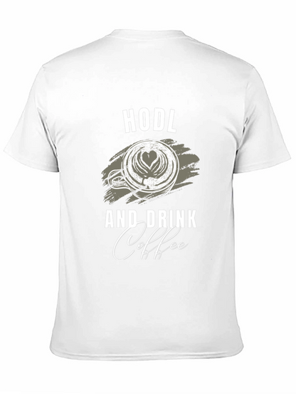 Camiseta Negra HODL y Coffee